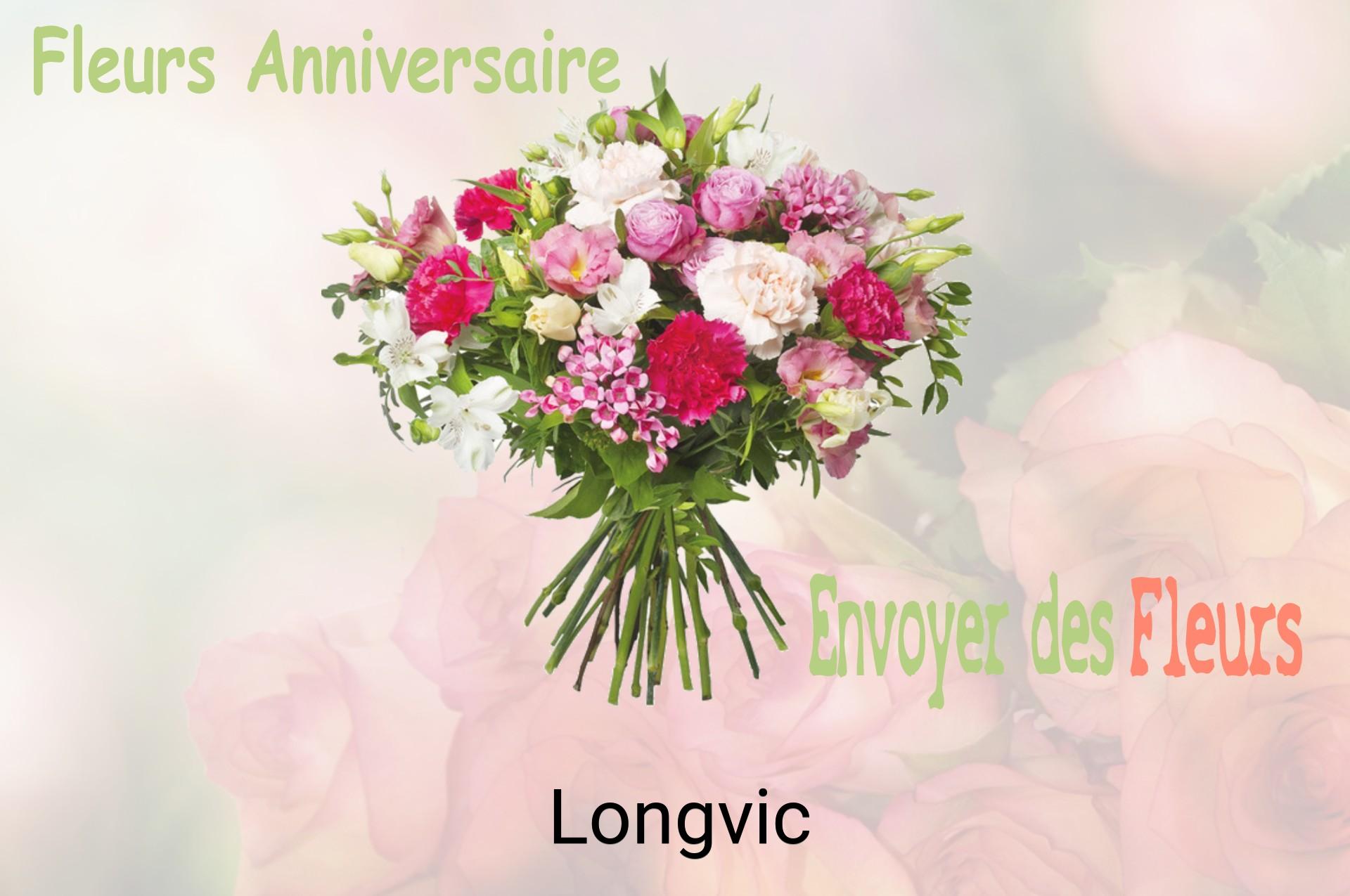 Bouquet de fleurs d’anniversaire livré à Longvic